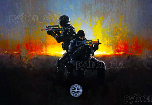 Pósters Pc Games - Cs Go - Counter Strike - 42x30cm 1
