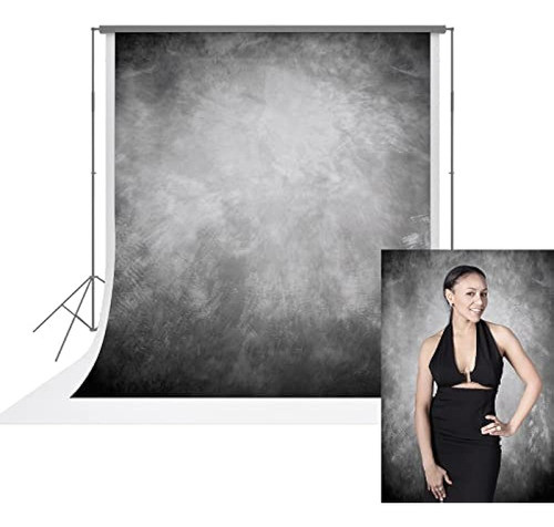 Urctepics 5x7ft Pro Microfibra Gris Abstracto Fotografía Tel 0