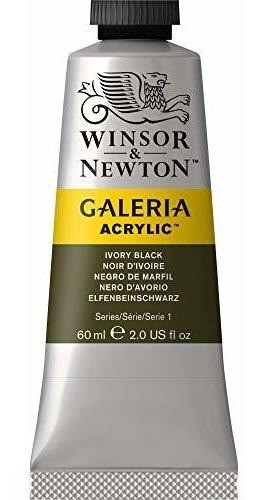 Acrilico Galeria Winsor & Newton Negro De Marfil 60ml 0