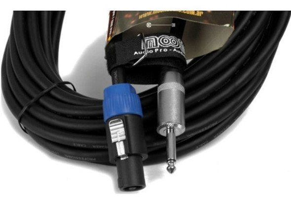 Cable Para Bafle Fichas Speakon A Plug Mono De 6 Metros Moon 0