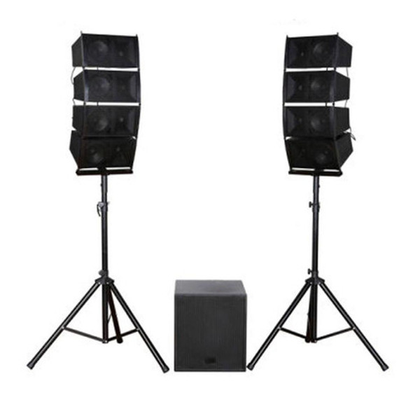 Alquiler Equipo De Audio Line Array Sub 15 + 8 Bocinas U R U 0
