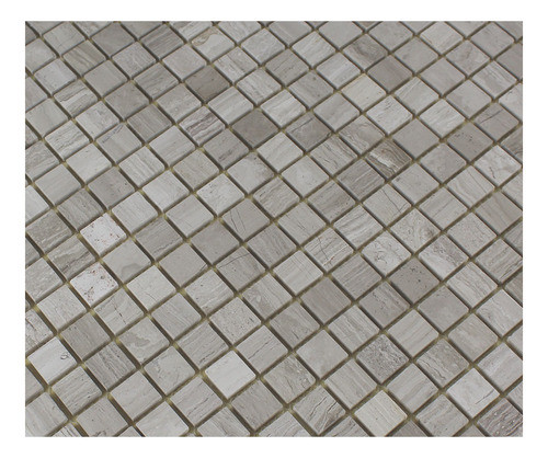 Pastilha De Pedra Natural Legno Grigio 1,5x1,5 Placa 30x30cm 1