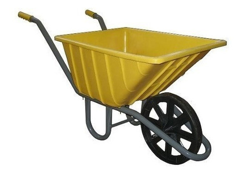 Carretilla Plastica 75lt Chasis  Contruccion Jardineria Fema 0
