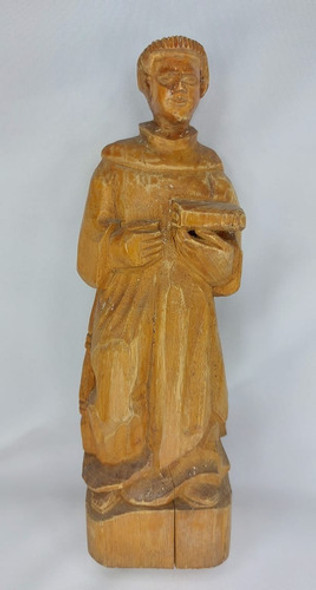 18100 Antigo Santo Antonio Madeira Arte Sacra 0