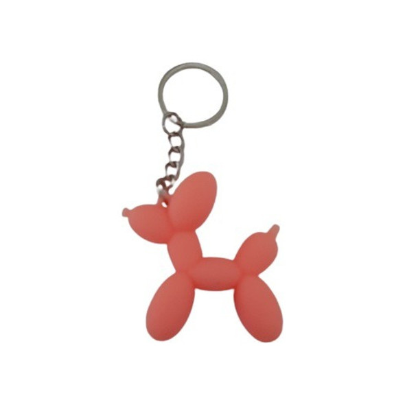Llavero Dog Balloon Perro Globo Souvenir Rosa Salmon 0