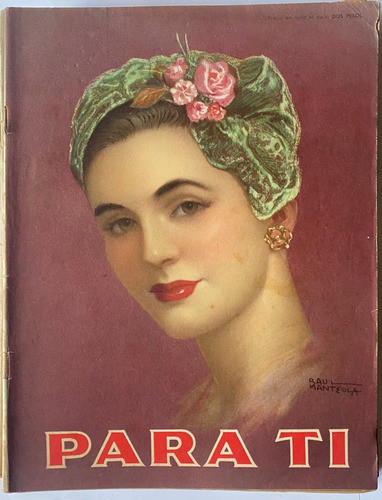 Para Ti Revista, Moda Estilo Mujer, 1954, Nº 1687, Ez5 0