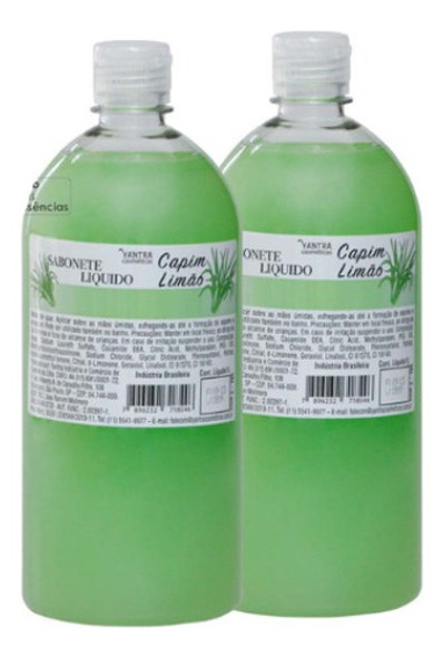 Sabonete Liquido 1 Litro - Leve 2 Unidades - Capim Limão 0