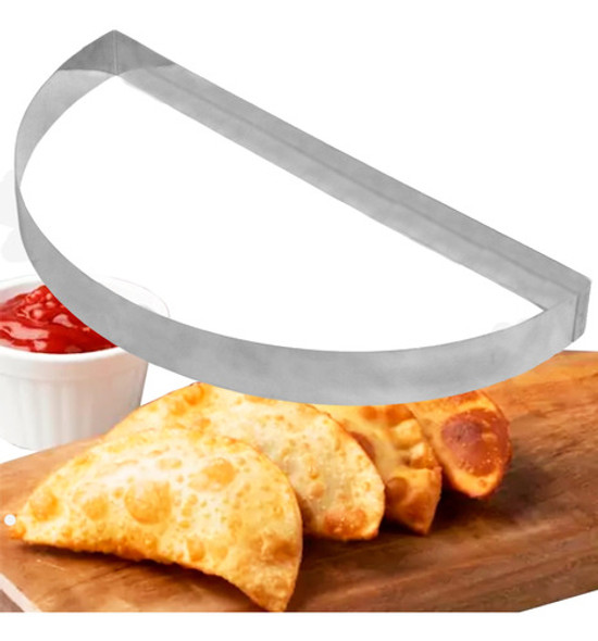 Aro Meia Lua Recheio Pizza Frita Calzone Fogazza 30m Inox 0