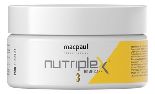 Kit Macpaul Loiro Dos Sonhos Mascaras Nutriplex E Safe Blond 1