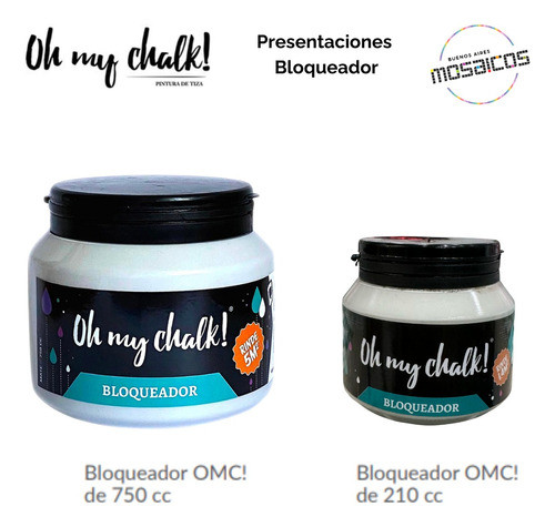 Oh My Chalk! Bloqueador X 750 Cc. Bs As Mosaicos 1