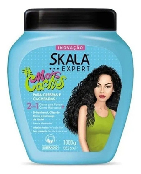 Mascara Capilar Mais Cachos Crema Rulos Vegana Skala X1 Kilo 0