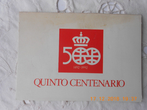 Postal Troquelada Carabela Santa Maria 1