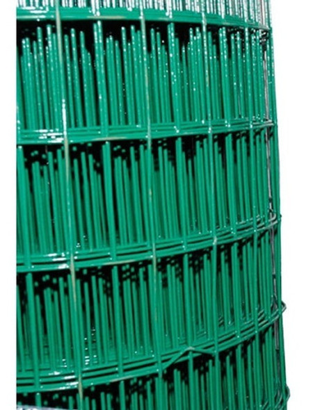 Malla Electrosoldada Forrado En Pvc Verde 1.20x25mt 2.20mm 0