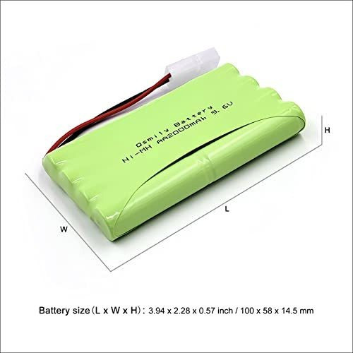 Bateria Para Rc 9.6v 2000mah Tamiya Plug + Cargador Usb 1