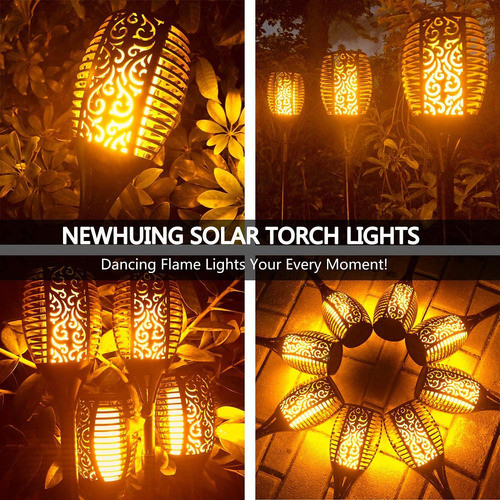 Luces Solares Exteriores Jardin Patio 4 Unidades 1