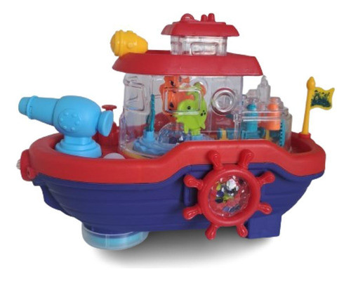 Transforme O Banho Em Diversão Barco Com Luzes E Água 0