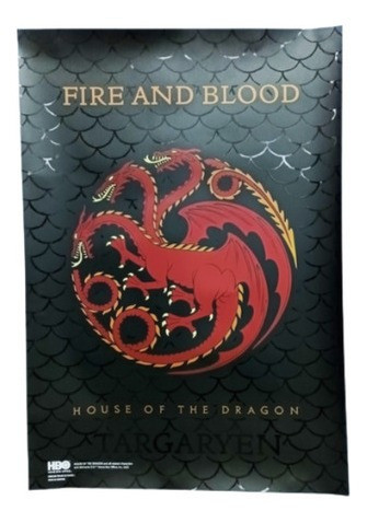 Poster Oficial - 70x100 Cm - House Of The Dragon 0