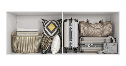 Armário Aéreo 4 Pts Kappesberg Adapt Branco/macadâmia 175cm 1