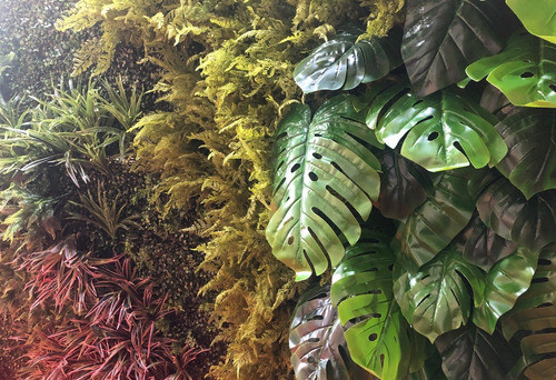 Jardín Vertical Artificial Planta Muro Hoja M2- Sheshu Home 1