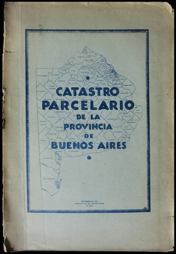 Catastro Parcelario De La Provincia De Bs As 1940 48n 063 0