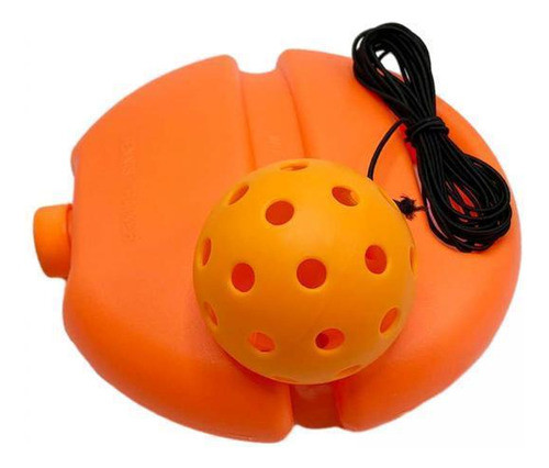 4 Pickleball Trainer Base De Treinamento Bola Laranja 0