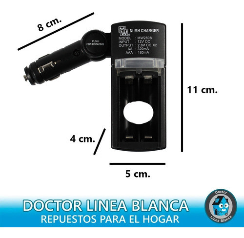 Cargador Pilas Probattery Rapido Para 12v / Aa / Aaa 1