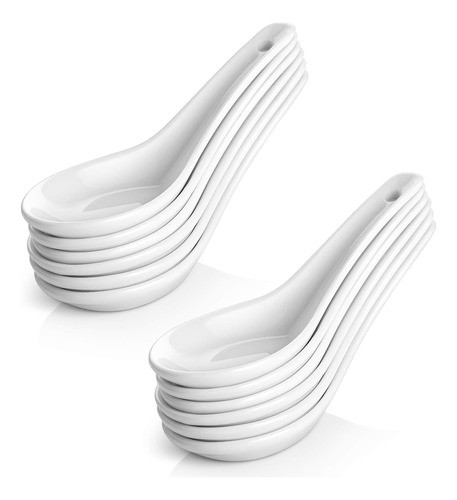Cucharas De Sopa Dowan De Cerámica, X 12 Unidades 0