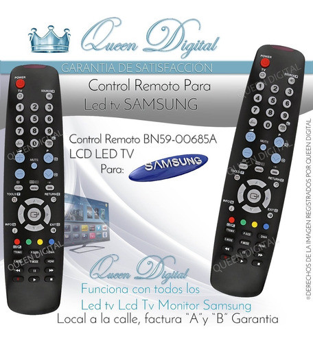 Control Remoto Universal Para Lcd Samsung Sin Programación 1