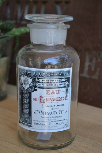 Frasco Vidrio Algodonero Colonia Estilo Antiguo 1000ml 1