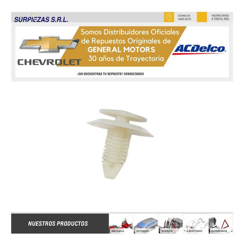 Grampa Tapizado Baul Agile Corsa Ii Meriva Chevrolet 3c Orig 1
