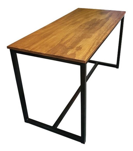 Mesa Bar 130x60x78 Industrial Hierro Madera Cervecera 30/30 0