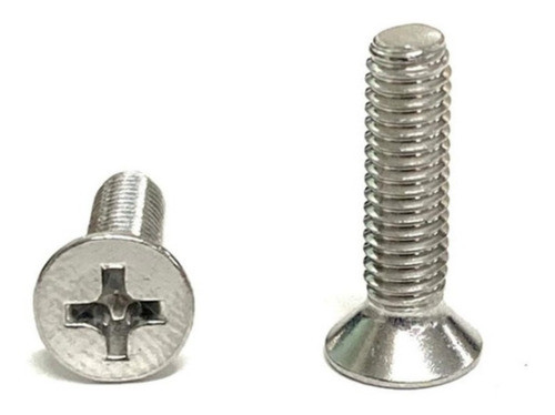 Parafuso M8 X 20 Phillips Inox Cabeça Chata M8x20 - 20un 0