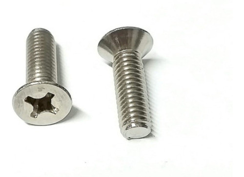Parafuso M8 X 20 Phillips Inox Cabeça Chata M8x20 - 20un 1