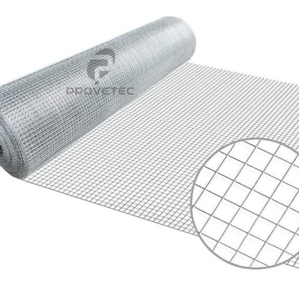 Malla Electrosoldada Galvanizada Tejido Alambre 10x10 1mm 5m 1