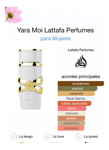 Yara Moi De Lataffa. Perfume Árabe 1