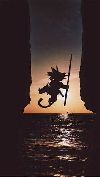 Poster Adhesivo Goku Vegeta Dragon Ball Z-super 40x70cm #412 0