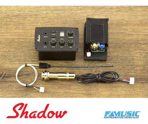 Pre Amplificador Eq Y Afinador Shadow Sh-l4035 Acustica Prm 1