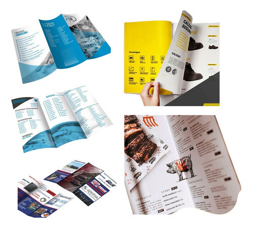 Díptico Volante Flyer Folleto Publicitario Tríptico Insert 0