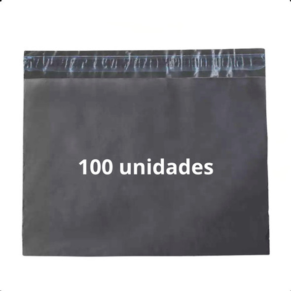 Envelope Segurança Cinza Correio Embalagem Fácil 80x60 100un 0