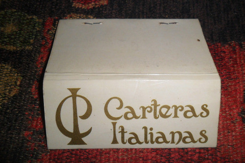 Caja Fosforos Cerillos Carteras Italianas Publicidad Luma  F 0