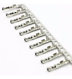 10 X Conector Dupont Terminal Metálico Hembra 2.54 1