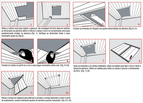 Tapa De Registro Para Cielorrasos De Pvc 1