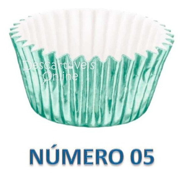 200 Forminhas Laminadas Verde Bebe Número 5 Brigadeiro Doces 1 200 Forminhas Laminadas Verde Bebe Número 5 Brigadeiro Doces 1