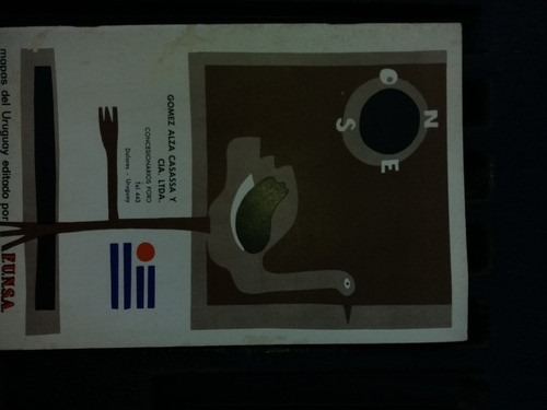 Guia Mapas Rutas  Del Uruguay 1972 0