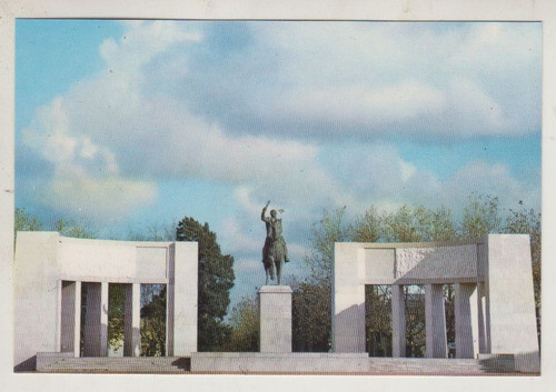 1975 Uruguay Postal Color Monumento A Rivera Por Fioravanti 0
