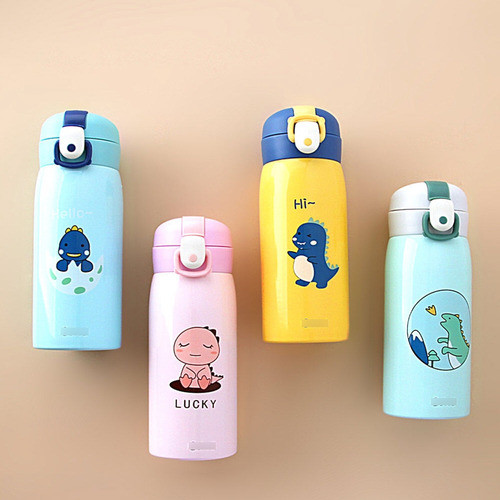 Botella Térmica Infantil Niño Con Pico Duro 350 Cc 1