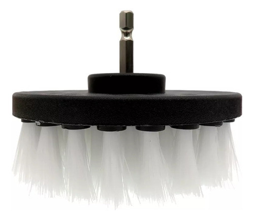 Cepillo Para Taladro Limpia Tapizados Premium Cerdas Suaves 1