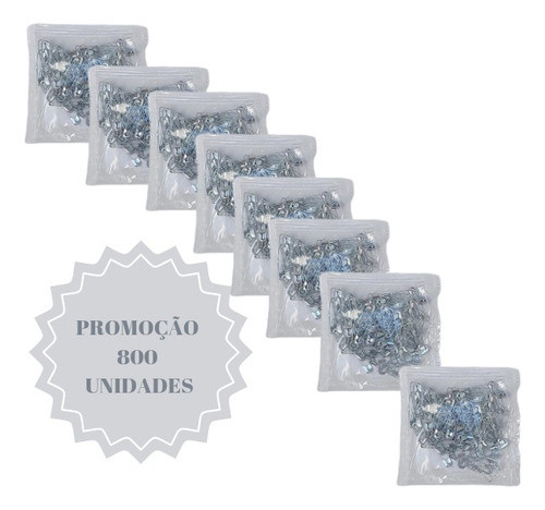 Kit Com 800 Alfinete De Segurança Prata Broche Bijuteria 0 1
