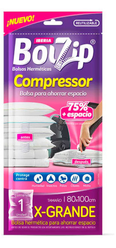 Bolsa Hermetica Bolzip Compressor X-grande Antihumedad X 1 0