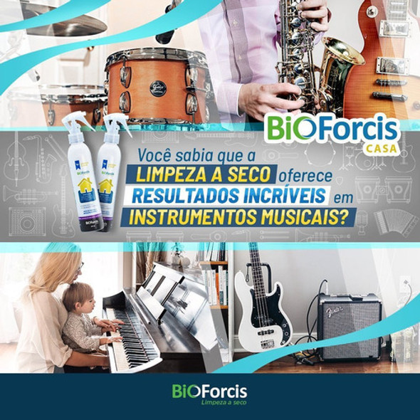 Limpeza A Seco/bandolim/violão/brilho Bioforcis200ml+mf 1